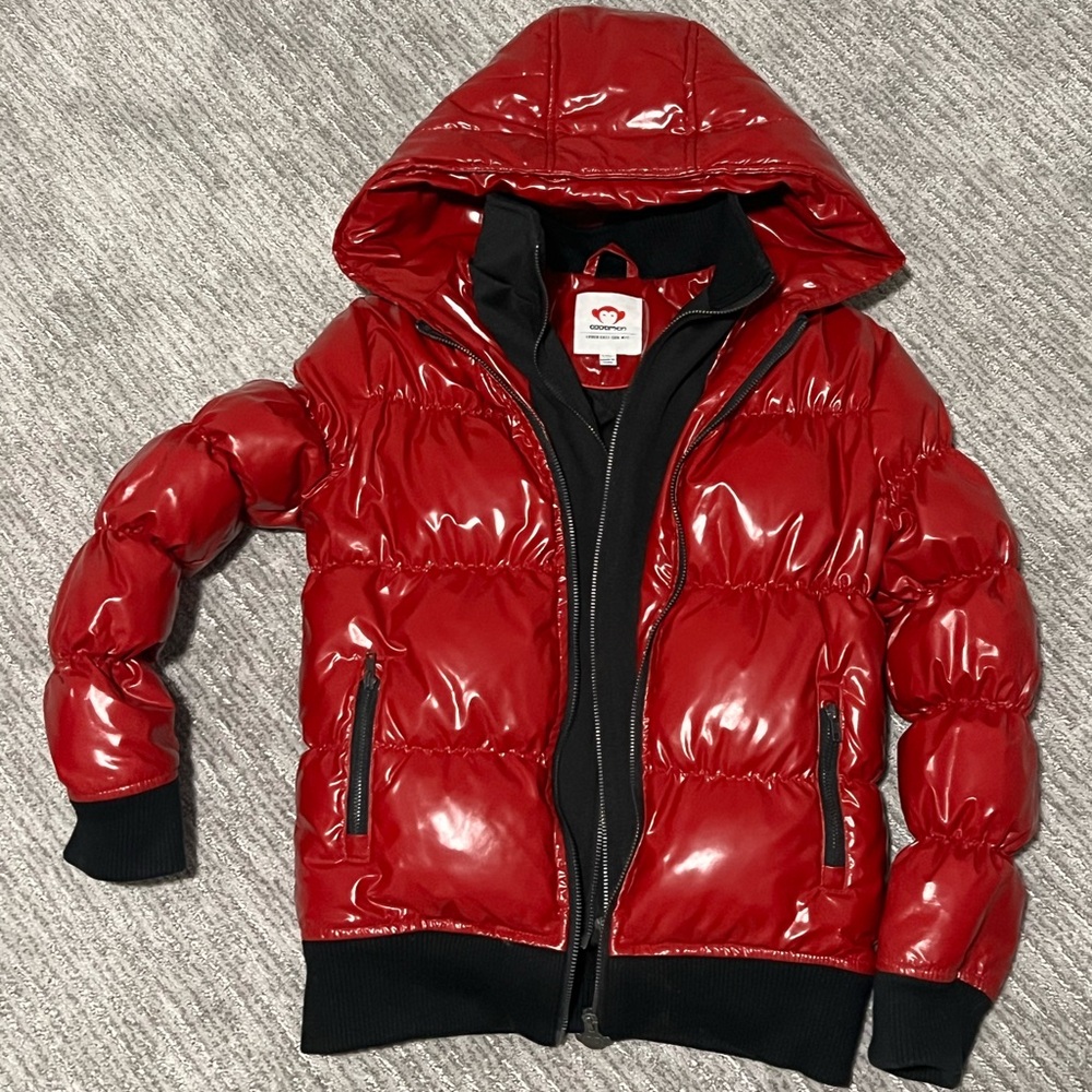 Appaman Flurry Coat in Shiny Red! Prefect condition!